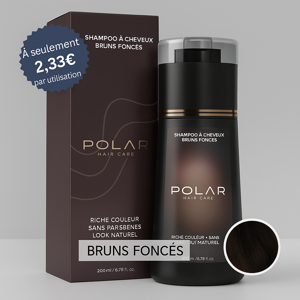 Shampoing colorant instantané (Brun Foncés)