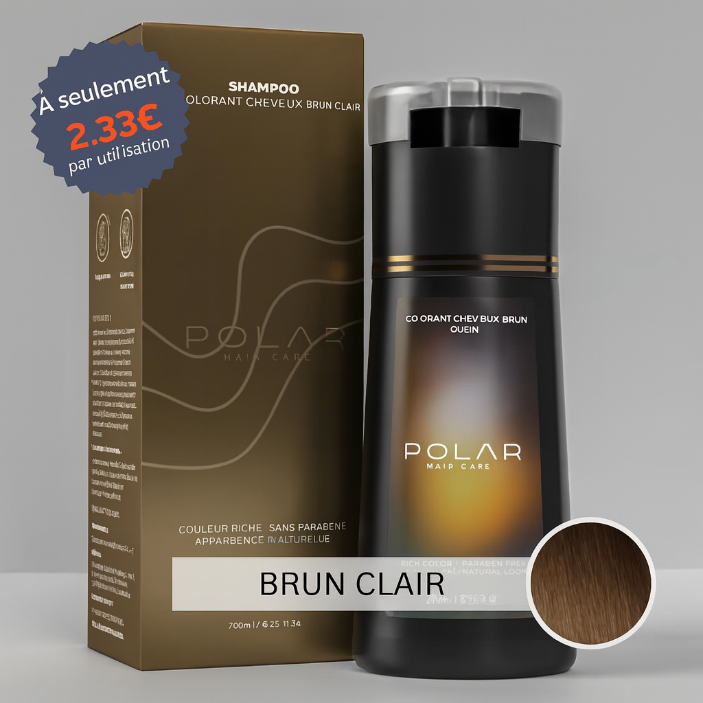 Shampoing colorant instantané (Brun Clair)